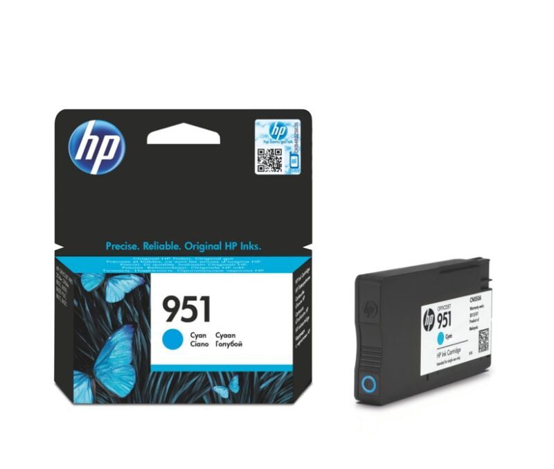Cartouche D’encre Hp 951 Cyan Authentique (Cn050Ae)