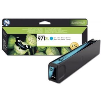 Cartouche Jet D’encre HP 971XL Cyan Original (CN626AE)
