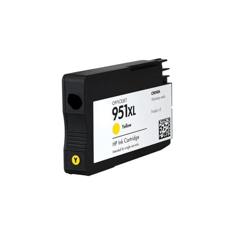 Cartouche Jet D’encre Adaptable Hp 951Xl Jaune (Cn048Ae)