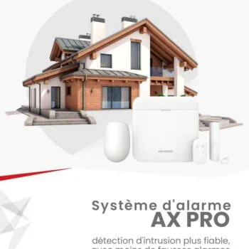 Kit Alarme HIKVISION AX Pro – 64 zones – 433Mhz