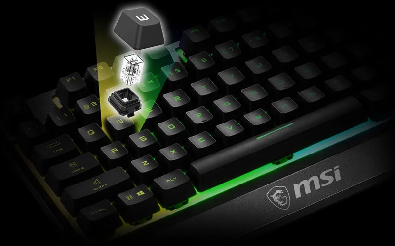 Slide  #3 Clavier gamer MSI VIGOR GK30 FR