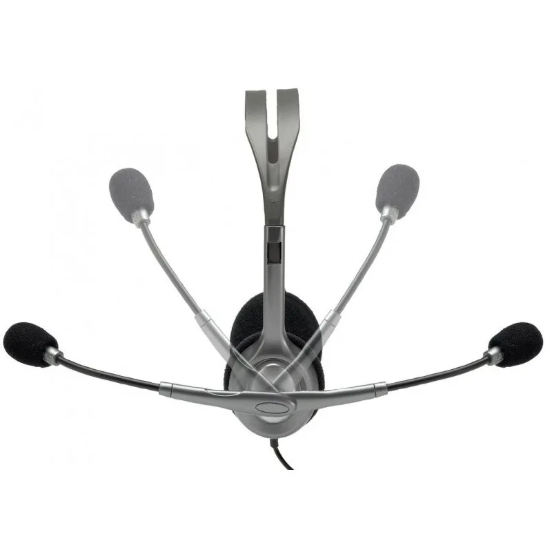 Casque Micro Filaire Logitech H110 Gris 2 Micro Casque Analogique Lenovo 110 Gris (1)