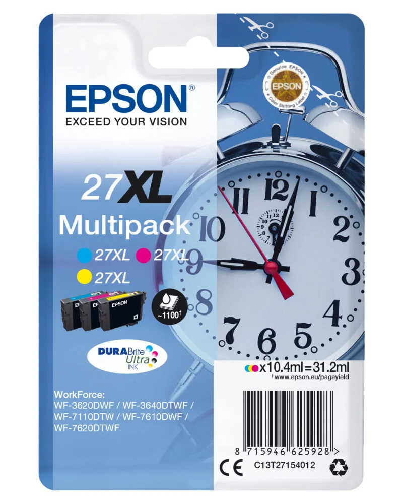 Pack De Cartouche Epson 27Xl 3 Couleurs Original