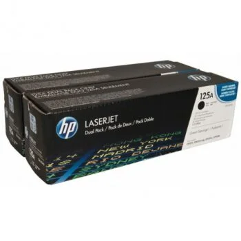 Pack de 2 Toner Laserjet HP 125A Noir Original (CB540AD)