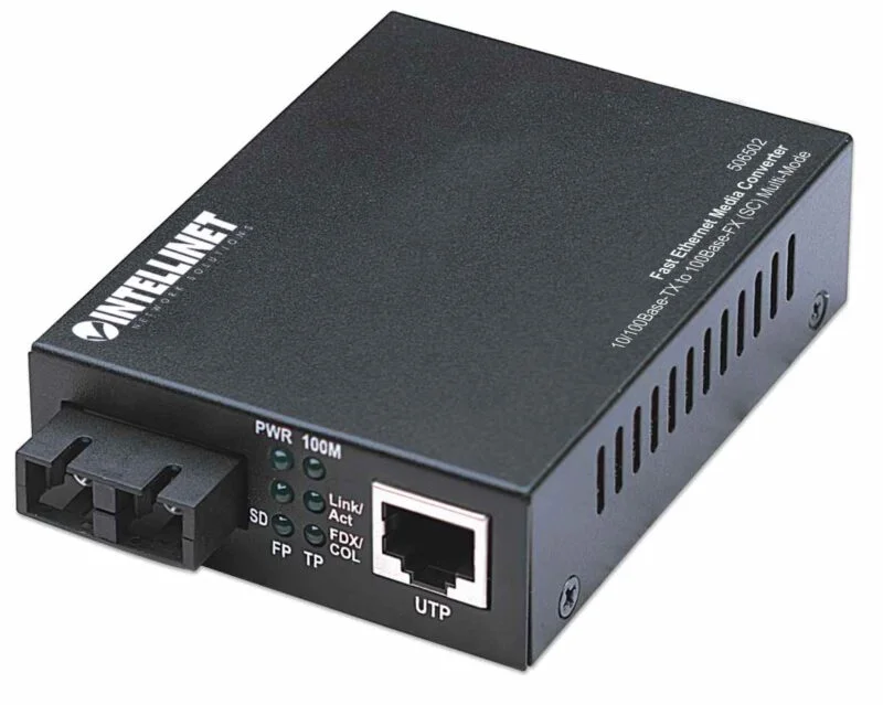Convertisseur Intellinet Fast Ethernet Media