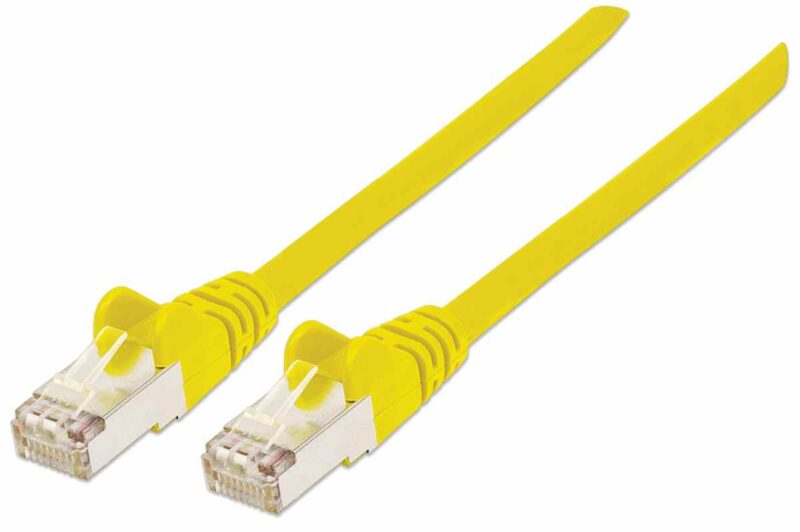 Patch câble RJ45 cat 6A SFTP 1 m LSOH Intellinet Jaune