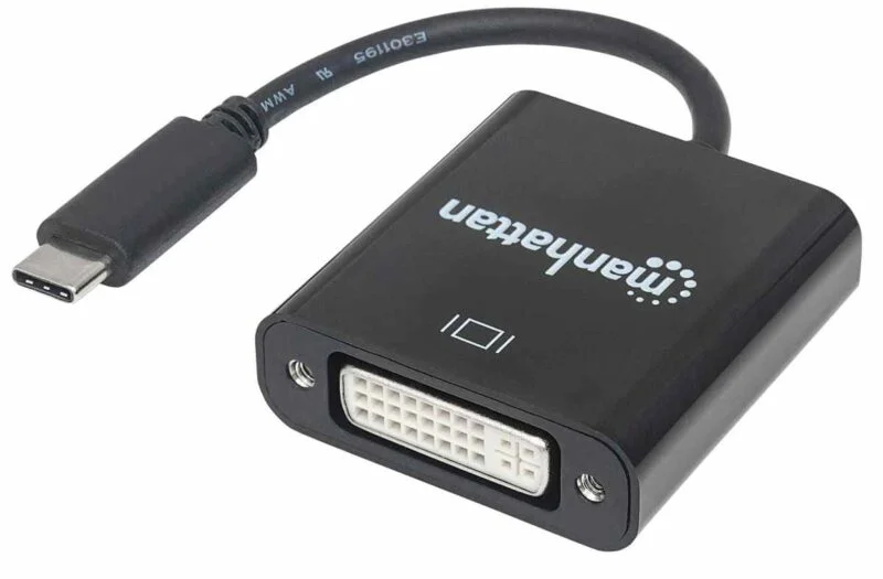 Adaptateur Manhattan USB 3.1 Type C Vers DVI F
