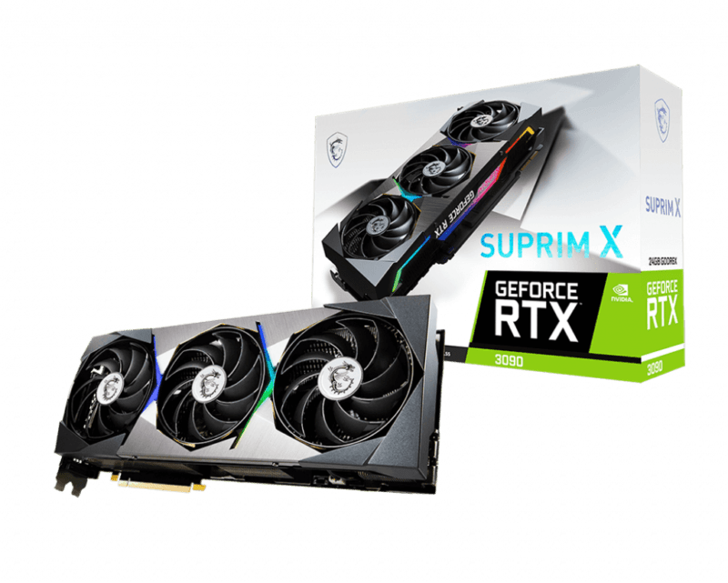 Carte Graphique MSI GeForce RTX 3090 SUPRIM X 24G