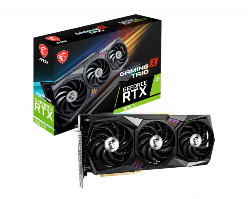 Carte Graphique Msi Geforce Rtx 3070 Ti Gaming X Trio 8Go