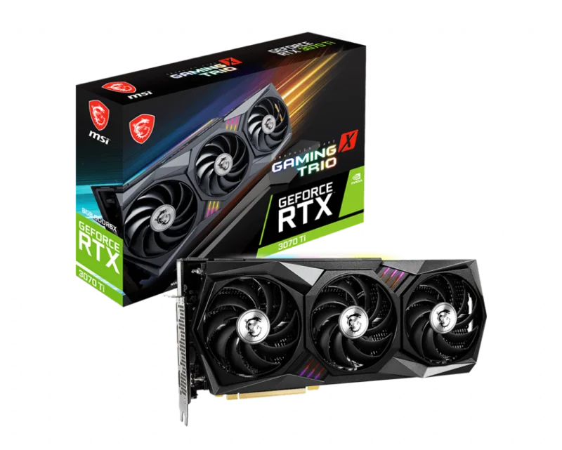 Carte Graphique Msi Geforce Rtx 3070 Ti Gaming X Trio 8Go