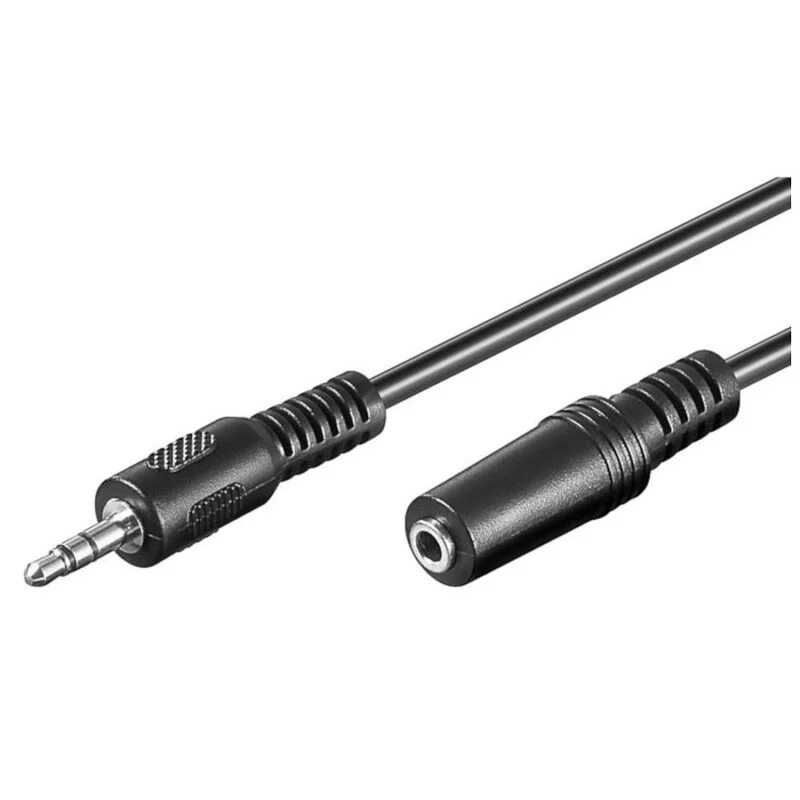 Rallonge Audio Jack 3.5 Mm Stéréo Mâle/Femelle (2 Mètres)