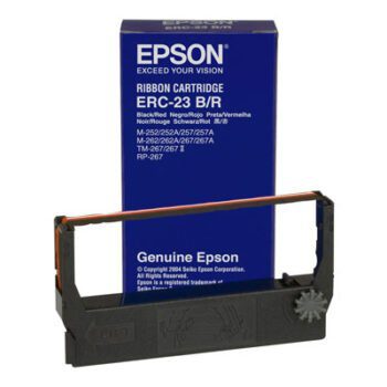 Ruban Original Epson noir rouge ERC23BR (C43S015362)