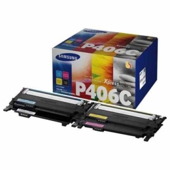 Lot de 4 Cartouches De Toner Samsung CLT-P406C (SU377A)