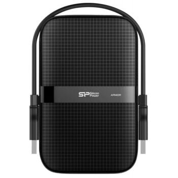 Disque Dur Externe SILICON POWER ARMOR A60 2To USB 3.2 Noir