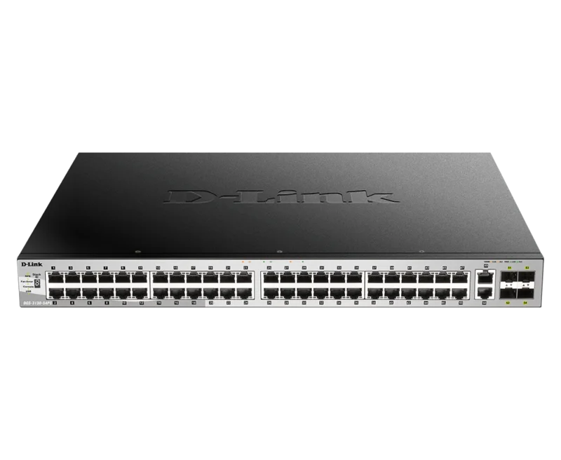 Switch D-Link 48 Ports Poe &Amp; 2 Ports 10 Gbase-T &Amp; 4 Sfp+