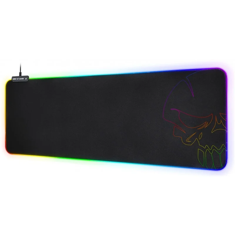 Tapis de souris gamer XXL avec rétro-éclairage RGB - Spirit of