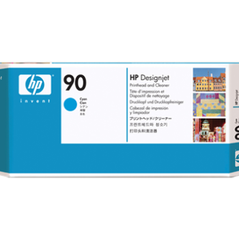 Tête D’impression HP 90 Cyan Avec Dispositif de Nettoyage (C5055A)