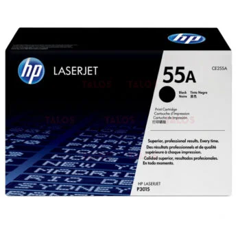 Toner LaserJet HP 55A Noir Original (CE255A)