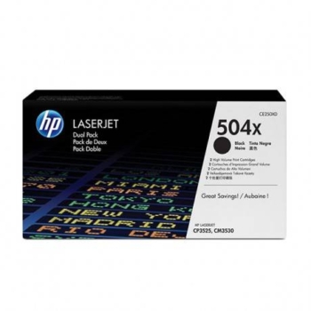 Toner Laser Original HP 504X Noir (CE250X)