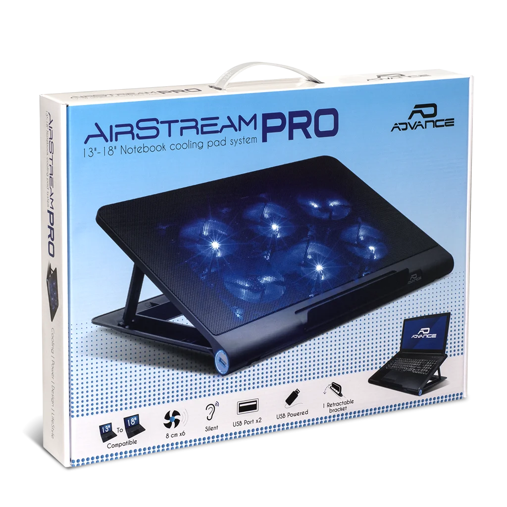 Ventilateur PC Portable Advance AirStream 15