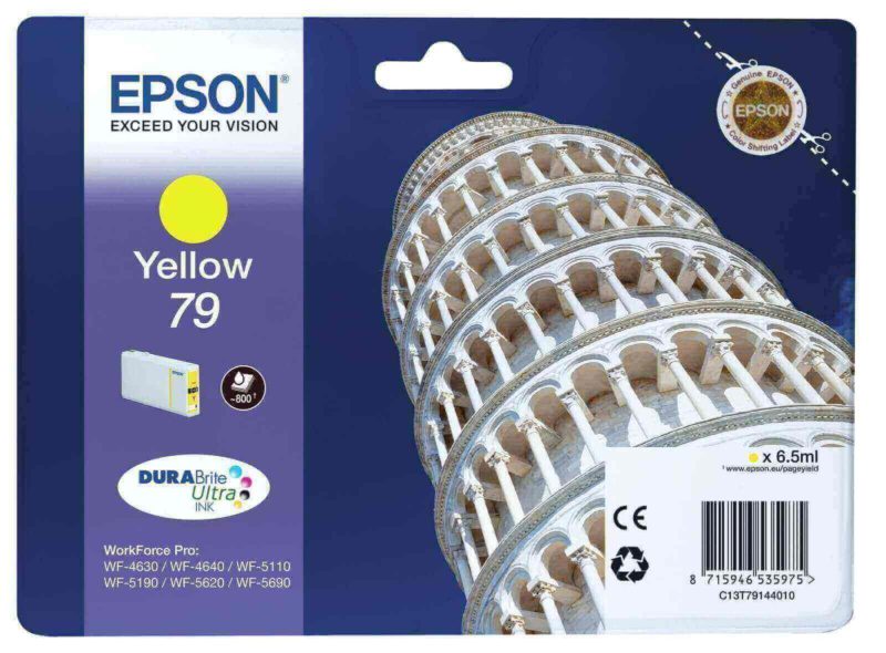 Cartouche Jet D’encre Epson T7914 Jaune Original