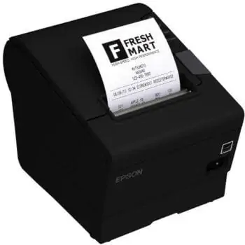 Imprimante Thermique TMT88V série noire USB PS180 câble AC Epson