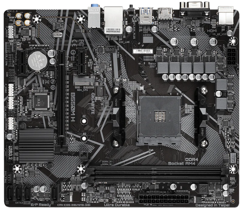 Carte Mère Gaming Gigabyte B550M H – Image 3