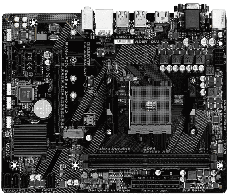 Carte Mère Gigabyte A320M-S2H – Image 2