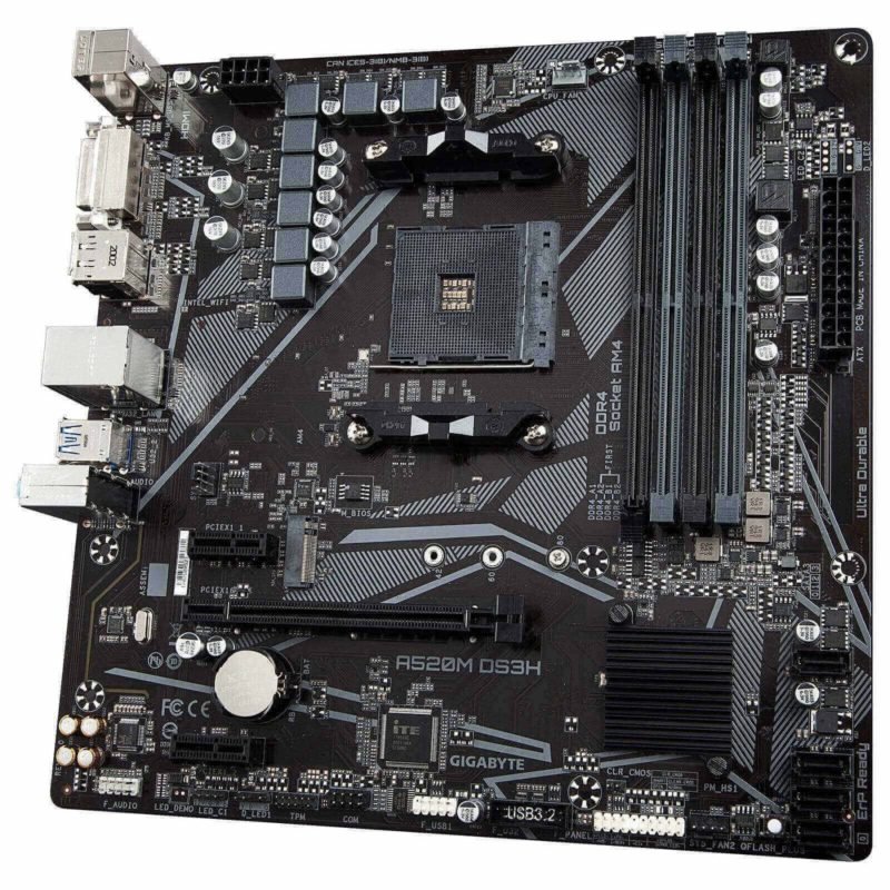 Carte Mère Gigabyte A520M DS3H – Image 3