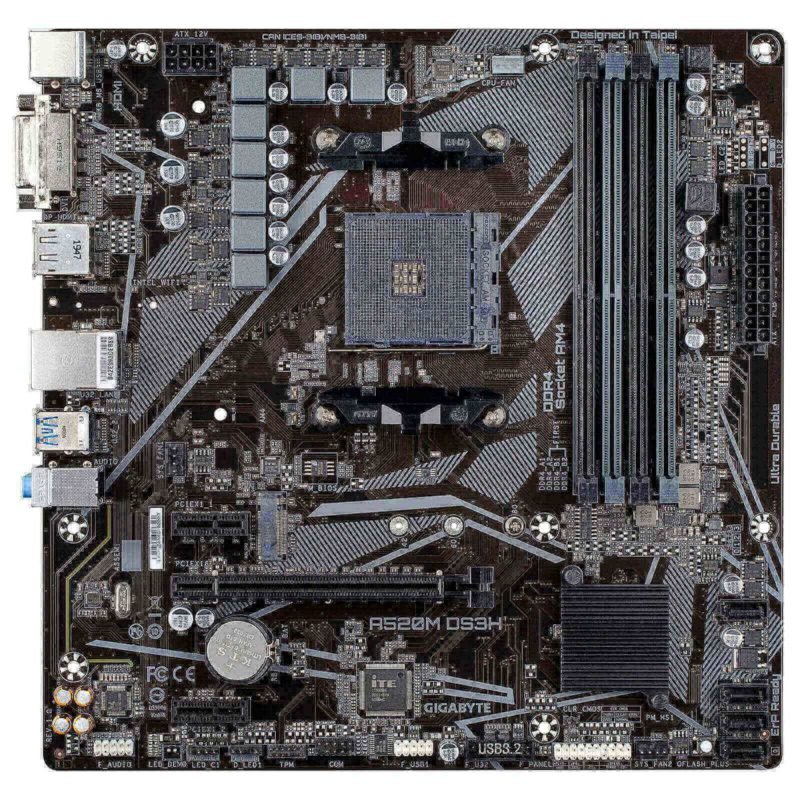 Carte Mère Gigabyte A520M DS3H – Image 2