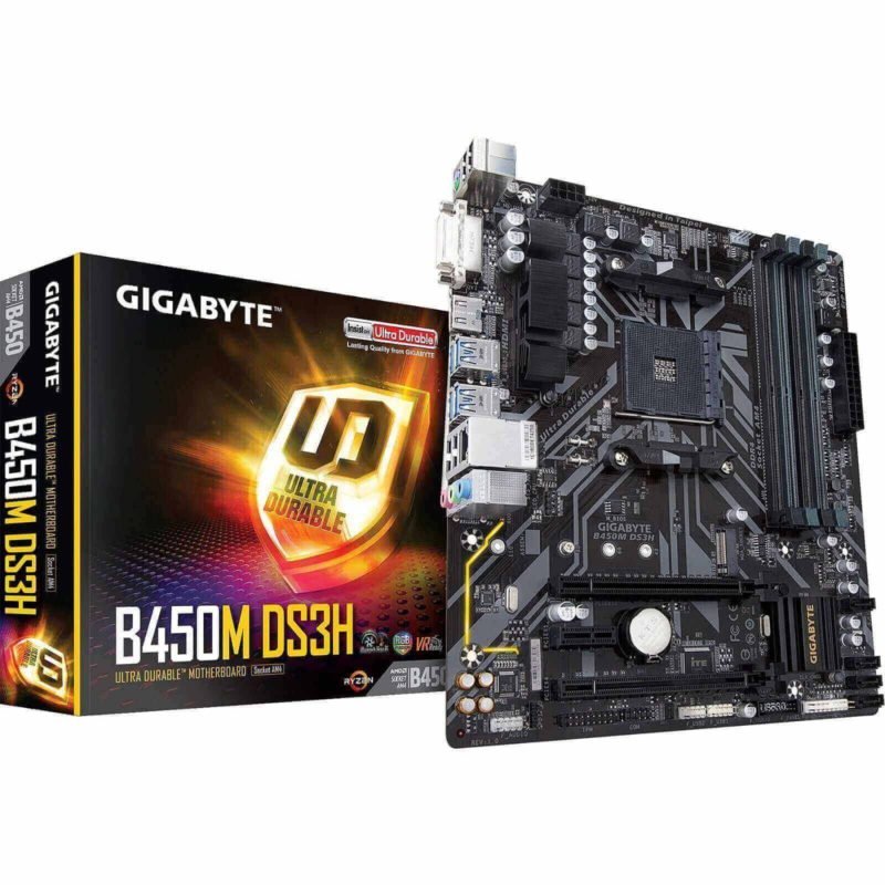Carte Mére GIGABYTE B450M DS3H (rev. 1.0)