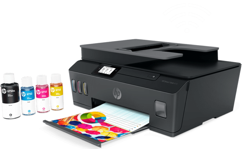 Imprimante 4-En-1 Sans Fil Hp Smart Tank 615 (Y0F71A) – Image 3