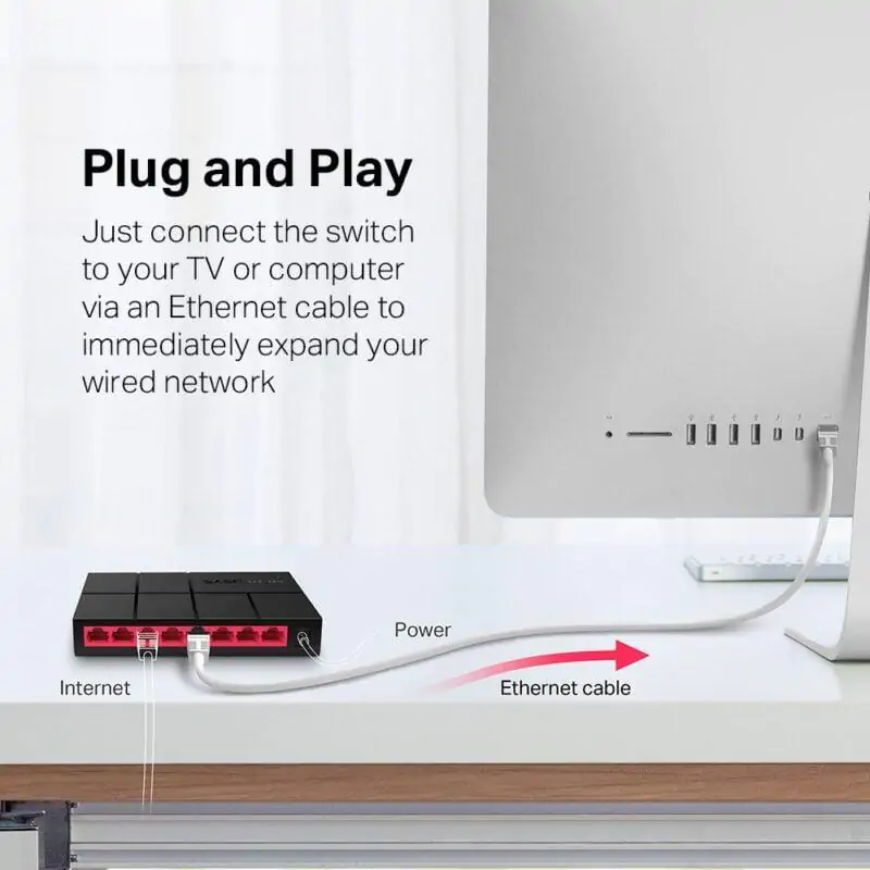 Switch Mercusys 8 Ports Gigabit (Tl-Ms108G)