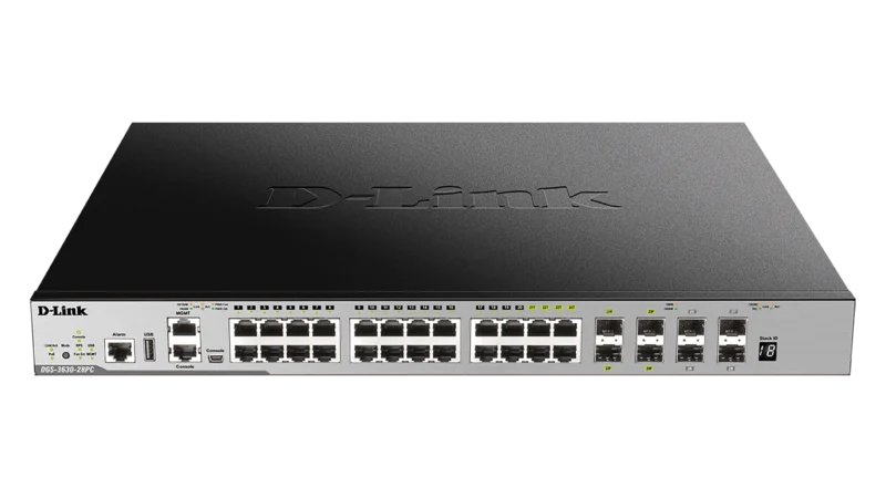 Switch D-Link 28 Ports &Amp; 4 Sfp &Amp; 4 Sfp+ L3