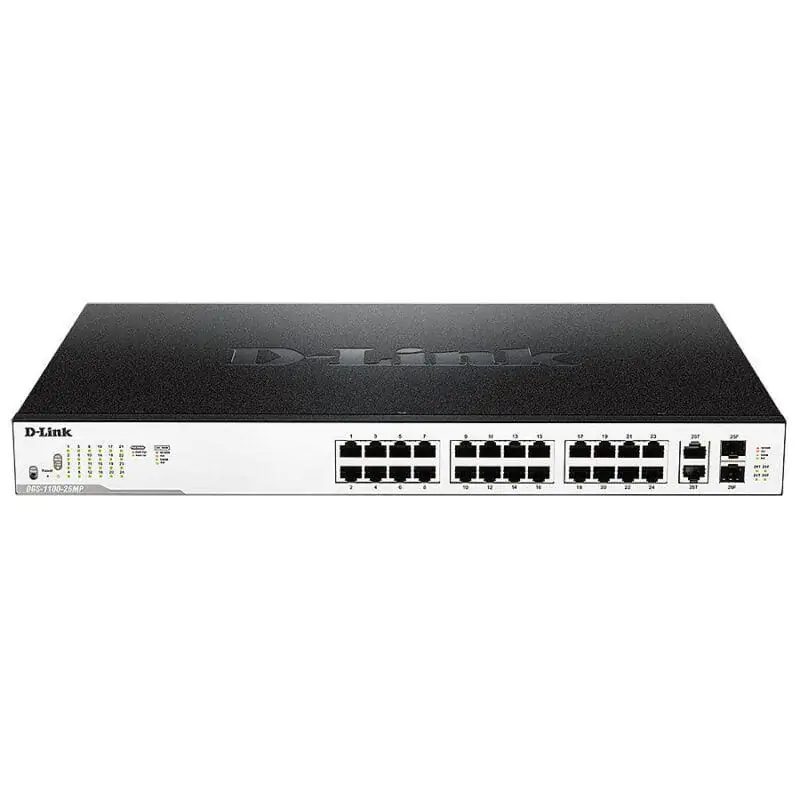 Switch 24 Ports Gigabit BASE-T PoE+ D-Link