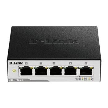 Switch administrable Gigabit 5 ports 10/100/1000 Mbps D-Link