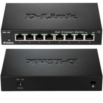 Switch 8 Ports 10/100 Mbps D-LINK