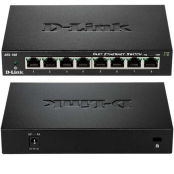 Switch D-LINK 8 Ports 10/100 Mbps