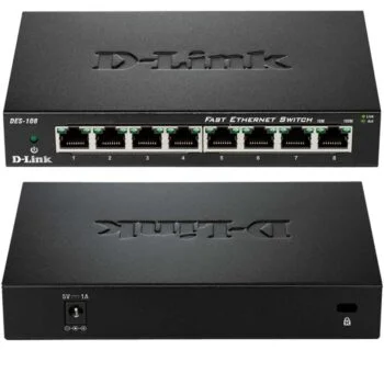 Switch 8 Ports 10/100 Mbps D-LINK