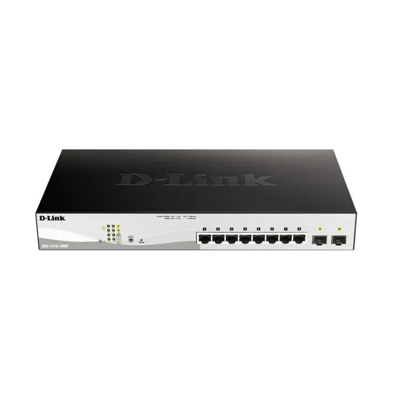 Switch D-Link 8 Ports Poe+ &Amp; 2 Sfp Ports