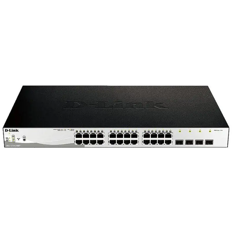 Switch D-LINK 24 Ports PoE+ 4 Combo