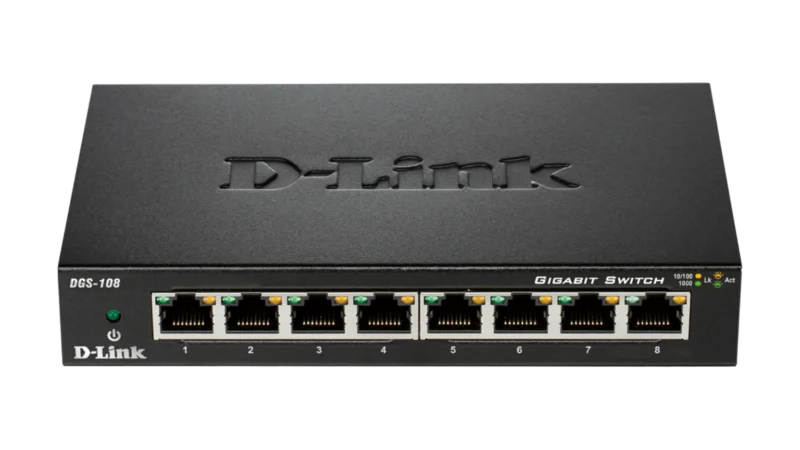 Switch D-Link 8 Ports Gigabit Ethernet