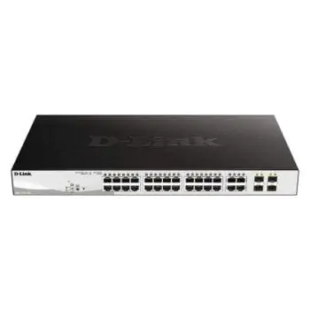 Switch D-Link 24 Ports Poe 10/100/1000 Mbps avec 4 Ports SFP