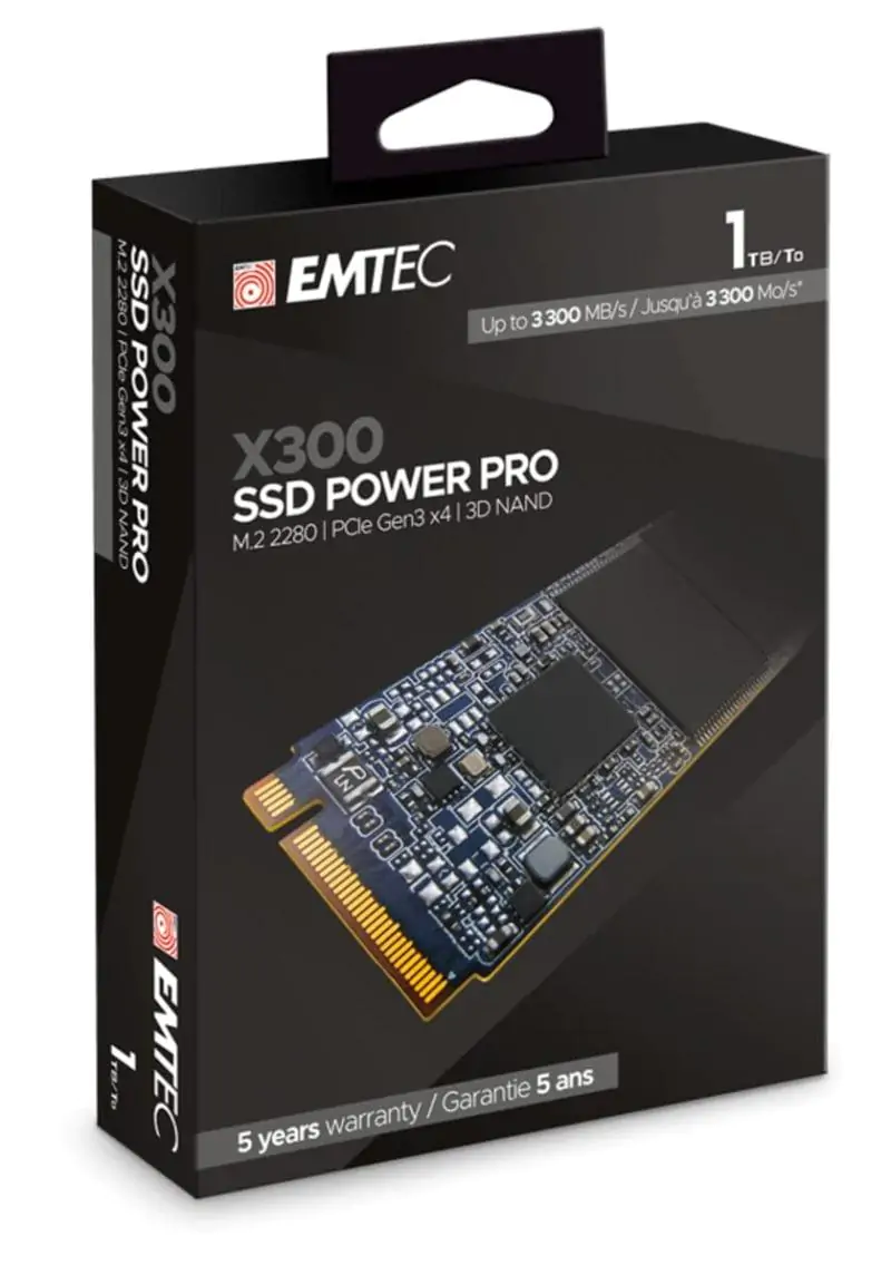 Disque Ssd M.2 Sata Emtec Power Pro 1To (X300)