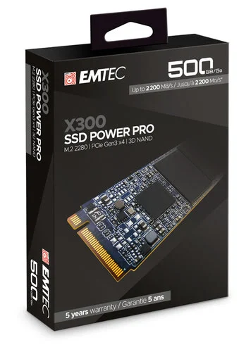 Disque Dur SSD 2.5″ EMTEC 240GB 3D NAND 6Gb/s