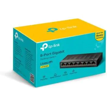 Switch Tp-Link 8 Ports Gigabit (TL-LS1008G)