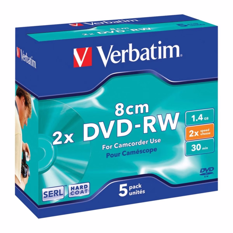 Verbatim Dvd-Rw Mini 1.4 Gb 8 Cm