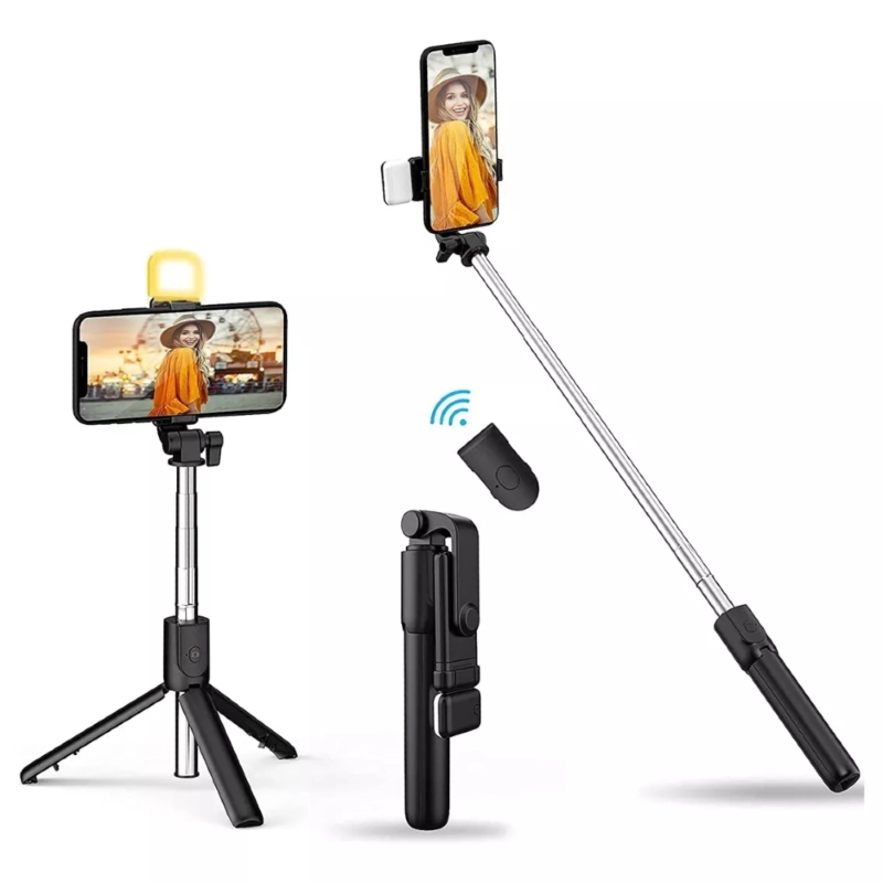 Baguette Selfie Bluetooth Led Avec Trépied (X-10S)
