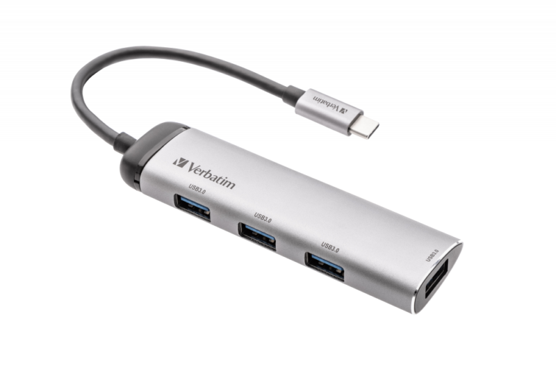 Hub Verbatim Usb-C Multi-Ports 4 Ports