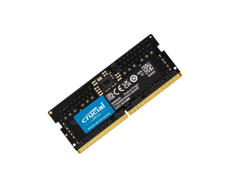 Barette Mémoire 8Go Ddr5 Crucial 4800Mhz Pour Pc Portable